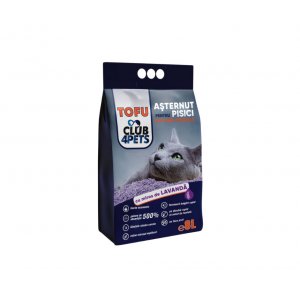 Asternut Igienic Club 4 Pets Tofu - Lavanda - 8l