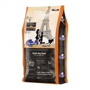 Bon Appetit Adult - Miel, Somon & Orez - 12kg - Hrana Completa Super-premium, Hipoalergenica, Fara Gluten
