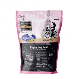 Bon Appetit Puppy - Pui Si Orez - 2kg - Hrana Completa Super-premium, Hipoalergenica, Fara Gluten