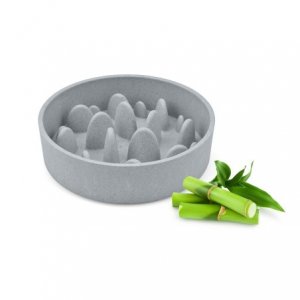 Castron Hranire Lenta Nayeco Bamboo - 800ml - Albastru