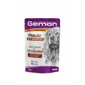 Gemon Chunkies Adult All Breeds - Hrana Umeda Completa - Vanat - 100g