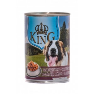 King Dog - Conserva Cu Carne De Vita - 415g