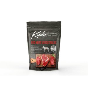 Kudo Adult Mediu-maxi - Hrana Uscata, Presata La Rece - Carne Rosie Si Legume - 3kg