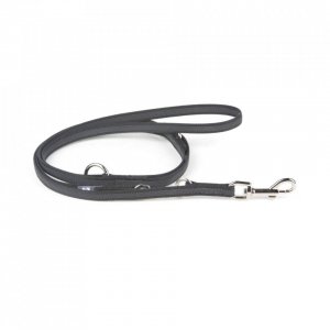 Lesa Jk9 Color & Gray, Antiderapanta, Cu Maner, Ajustabila - 2 Carabine - 14mmx2.2m - Negru