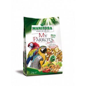 Manitoba My Parrots Ara & C - Hrana Completa Pentru Papagali - 2kg Manitoba My Parrots Ara & C - Hrana Completa Pentru Papagali - 2kg