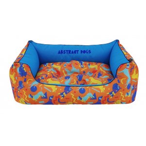 Pat Caine - Cazo Abstract Dogs Orange - 75x60cm