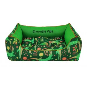 Pat Caine - Cazo Crocodile Vibe Green - 95x75cm