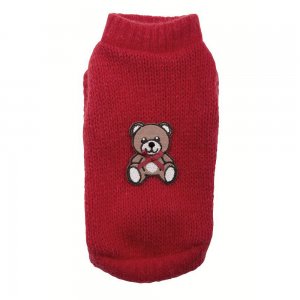 Pulover Teddy Bear - Xs - Rosu