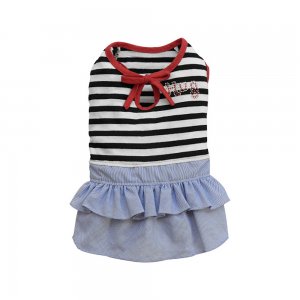 Rochita Dungi Alb Cu Negru - L