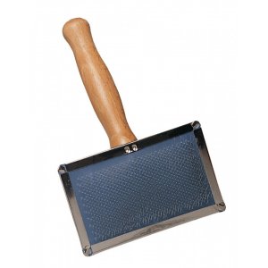 Tesala Inox - Maner Lemn - Marime L - 18.5x12cm Tesala Inox - Maner Lemn - Marime L - 18.5x12cm