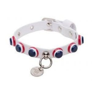 Zgarda Lien - 25cm - Alb