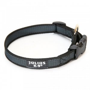 Zgarda Nylon - 39-65cm - Gri