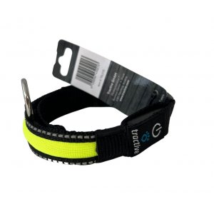 Zgarda Nylon Cu Led - S - Galben