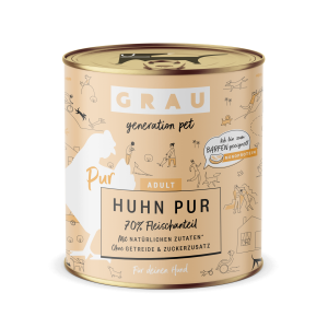 Grau Conserva Monoproteica pentru caini cu carne de pui 800 g