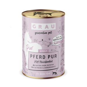 Grau Conserva Monoproteica pentru caini  cu carne de cal 400 g