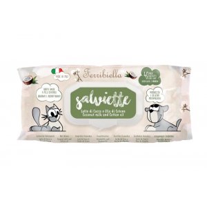 Servetele umede pentru caini si pisici cu Cocos 40buc