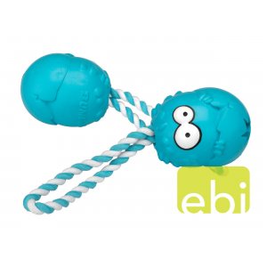 Jucarie pentru caini Coockoo Bumpies cu sfoara- aroma de menta S <9kg