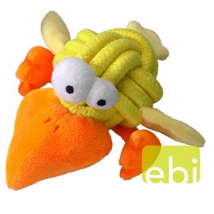 Jucarie pentru caini Coockoo Booble Galben M-22cm