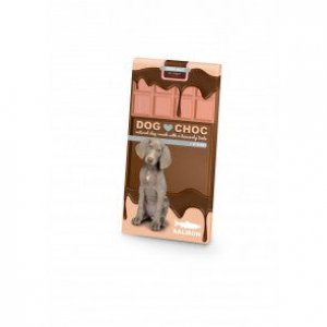Ciocolata pentru caini cu somon 100g, fara zahar