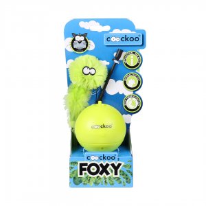 Jucarie pentru caini Coockoo Foxy Minge magica lime