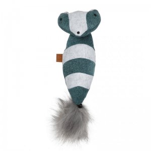 Jucarie pisici Rocco- iarba pisicii 40x11cm albastru