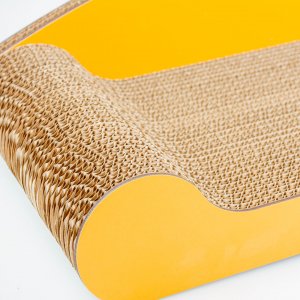 Placa Lolo Lounger pentru ascutit ghearele 59x21x14cm portocalie