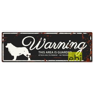 Semn atentionare Collie- negru