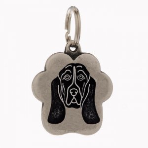 Medalion Clouds Basset Hound