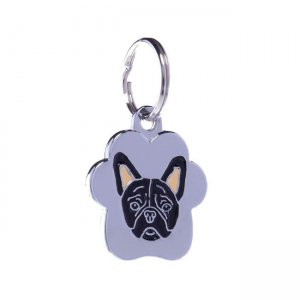 Medalion Rainbow Bulldog Francez Negru