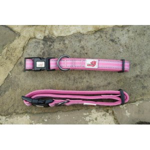 .Zgarda Long Paws Comfort Collection Roz XS - 23-29cm pana la 5kg
