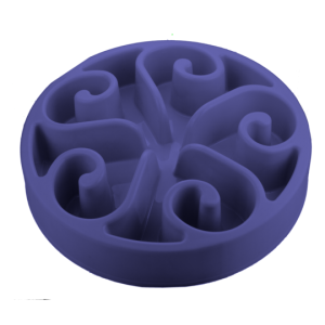 Castron hranire lenta Eat Slow Live Longer Original- Albastru L 30cm diam