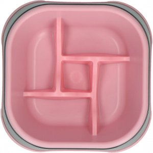 Castron hranire lenta Eat Slow Live Longer Amaze Pinwheel Roz- 13cm Castron hranire lenta Eat Slow Live Longer Amaze Pinwheel Roz- 13cm