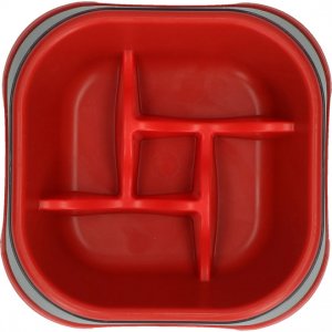 Castron hranire lenta Eat Slow Live Longer Amaze Pinwheel Rosu- 13cm Castron hranire lenta Eat Slow Live Longer Amaze Pinwheel Rosu- 13cm