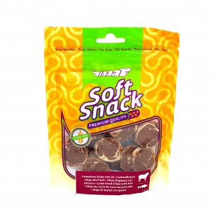 Braaaf Recompense pentru caini Chips cu miel si peste 85gr Braaaf Recompense pentru caini Chips cu miel si peste 85gr
