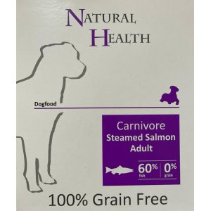 Natural Health Hrana umeda pentru caini  Carnivore-somon 395g