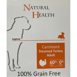 Natural Health Hrana umeda pentru caini Carnivore-curcan 395g
