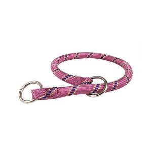 .Zgarda Nylon Corde 65cm - roz