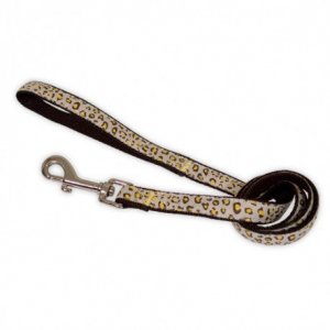 Lesa Leopard Nylon- bej 16mm/1m