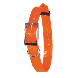 .Zgarda Nylon/Poliuretan 25mmx23-85cm portocaliu 23-85cm