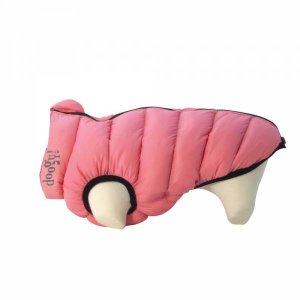 Doogy Haina Reversibila Lighty Roz/Gri pentru caini L28 cm