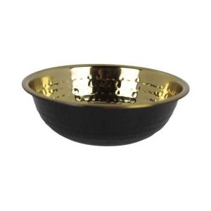 Bol Anti-derapant Auriu/Negru 13.2cm- 350ml