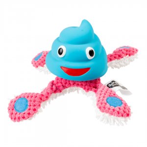 .Jucarie plus & latex caracatita roz/albastru