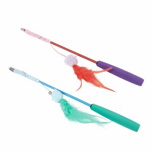 Jucarie pisici Tilly tickle 35-95cm Turcoaz
