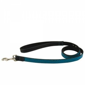 Lesa model piele de crocodil 1.2m x 20mm Albastru