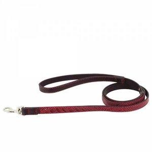 Lesa model piele de crocodil 1.2m x 20mm Visiniu