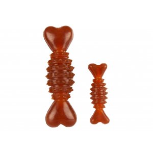 Jucarie pentru caini Chuckle City Jucarie cauciuc natural 100% Os 12.5 cm