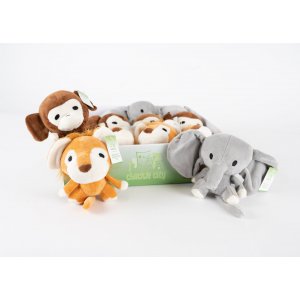 Jucarie pentru caini Chuckle City Plus Zoo cu sunet 12cm