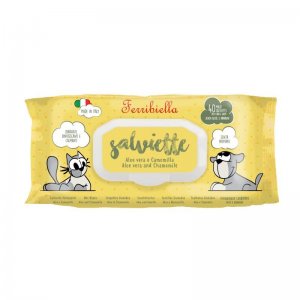 Servetele umede pentru caini si pisici cu Aloe Vera si Musetel 40buc