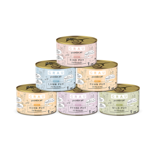 Grau Set 6 Conserve pentru Caini 200 g Grau Set 6 Conserve pentru Caini 200 g