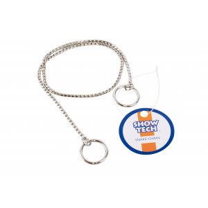 Snake argintiu- Zgarda strangulanta 75cm x 7mm / Argintiu